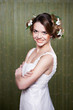 Portrait beautiful happy girl