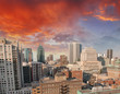 Foto: Montreal, Canada. Beautiful aerial view of city skyscrapers Montreal, Canada. Beautiful aerial view of city skyscrapers
