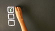 Keep educating yourself chalk drawing