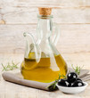 Olive oil and olives