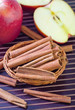apples and cinnamon