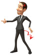 Evil businessman