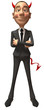 Evil businessman
