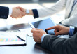 Photo: Businessman holding digital tablet Businessman holding digital tablet