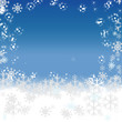 Illustration: Winter Schneeflocken Hintergrund Winter Schneeflocken Hintergrund