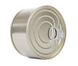 Bank of canned food.