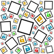 Illustration: Locks seamless pattern Locks seamless pattern