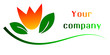 Floral logo for your company