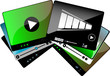 video movie media player interface set isolated