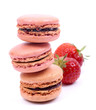 Foto: Macaroons, strawberries Macaroons, strawberries