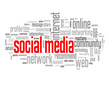 "SOCIAL MEDIA" Tag Cloud (like recommend share follow network)