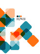Modern geometrical abstract background