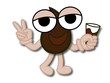 Water Drop Cartoon Mascot