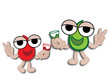 Water Drop Cartoon Mascot