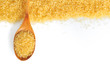 spoon and cane sugar