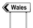 Wales sign.