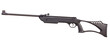 rifle with the black rifle butt