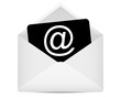 envelope to the e-mail symbol