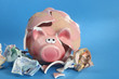 Kaputtes Sparschwein