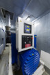Foto: powerful diesel generator for backup power with switching. powerful diesel generator for backup power with switching.