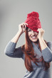 Photo: Beautiful woman in bonnet Beautiful woman in bonnet