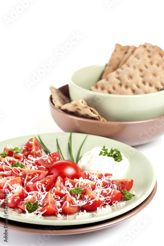 Photo: salad from tomatoes salad from tomatoes