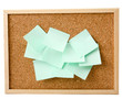 Cork Board With Notes