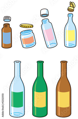 Illustration: 空き瓶 空き瓶