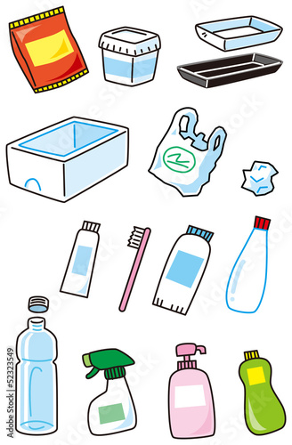 Illustration: プラスチックごみ プラスチックごみ