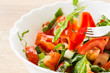 salad with fresh vegetables