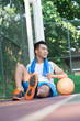 After basketball training