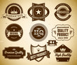 Vintage labels. Collection 21