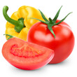 Pepper and tomato