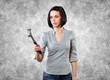 Girl with a hammer