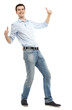 Photo: Man showing thumbs up Man showing thumbs up