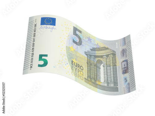Photo: neuer 5 Euro Geldschein neuer 5 Euro Geldschein