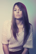 Photo: Artistic portrait of a beautiful young woman Artistic portrait of a beautiful young woman