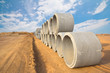Reinforced concrete pipe.