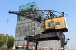 Rheinauenhalbinsel Hafenkran Köln