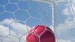 Swiss Ball Scores in Slow Motion with Sky Background