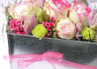 Foto: Blumengesteck mit Rosen Blumengesteck mit Rosen