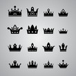 set of different crowns
