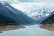 View to Gepatsch-Stausee lake  (Austria)
