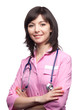 doctor woman with stethoscope