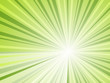 Abstract green rays horizontal vector background