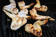 Grilling Chicken Wings on a Hot Summer Day