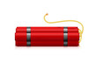 Red dynamite sticks
