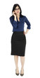 Business Woman Listening on the Phone