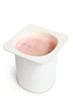Open packing with yoghurt