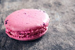 Macaroon on wooden table